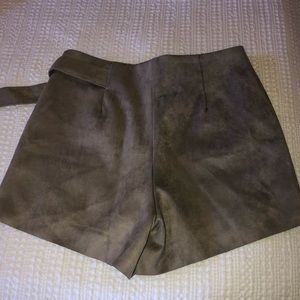 Tan skort from Zara